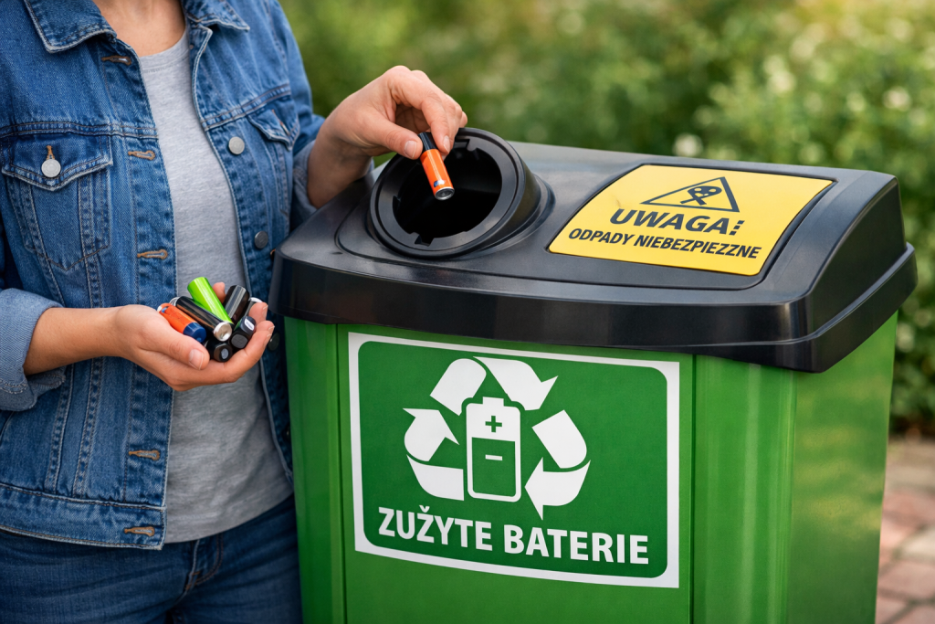 Na obrazie widoczna jest osoba stojąca na zewnątrz, prawdopodobnie w parku lub na terenie zielonym